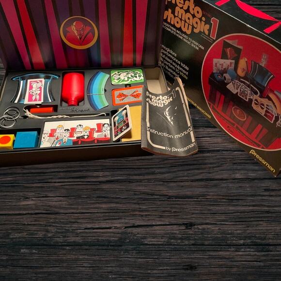 Rare find Vintage Presto Magic Show, 1975, Set No. 1 by Pressman w/ Performance - Picture 2 of 6